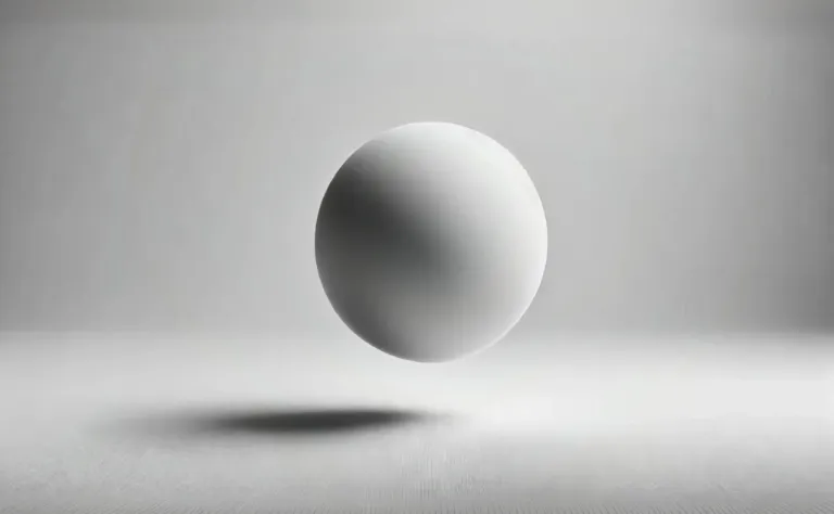 An image of a floating ball